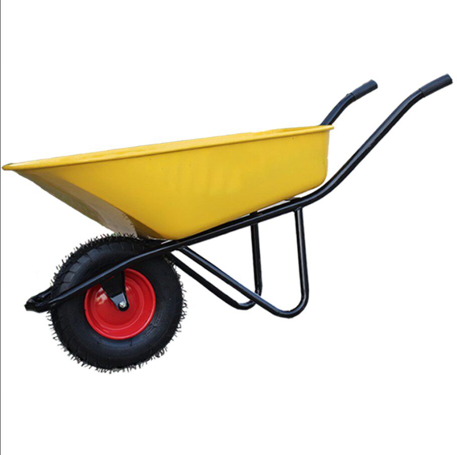 农用推沙手推车料斗肥料建筑垃圾花园泥土车厢平板手推车