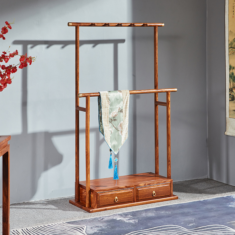 衣架红木挂衣落地衣帽架实木花梨中式新中式卧室衣帽架