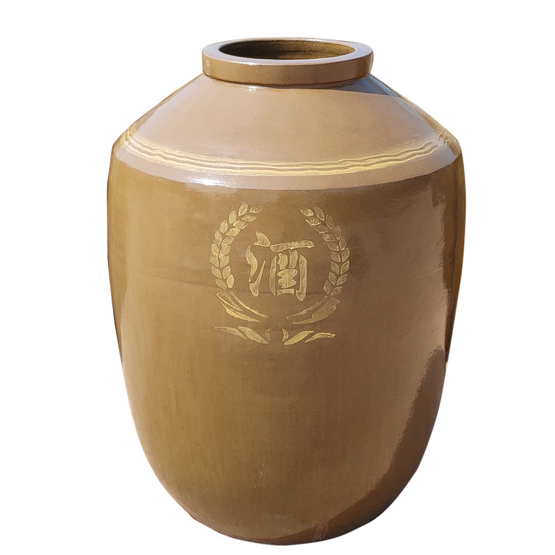 加厚土陶陶瓷酒坛200斤600斤1000斤酒缸储装酿存家用酒壶