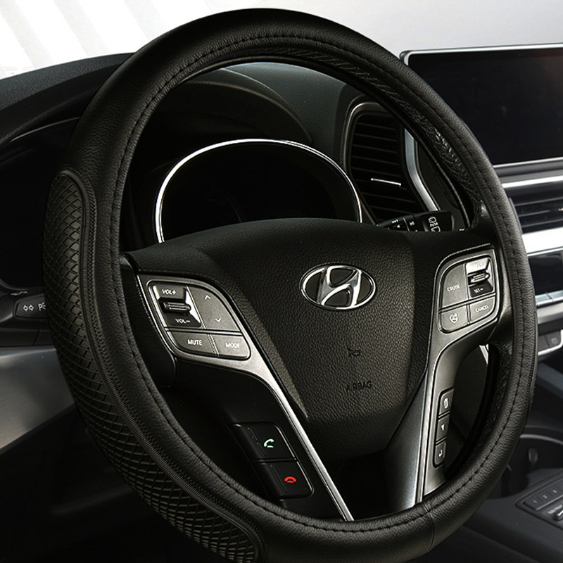 北京现代途胜悦纳老款伊兰特出租车汽车方向盘防滑透气方向盘套