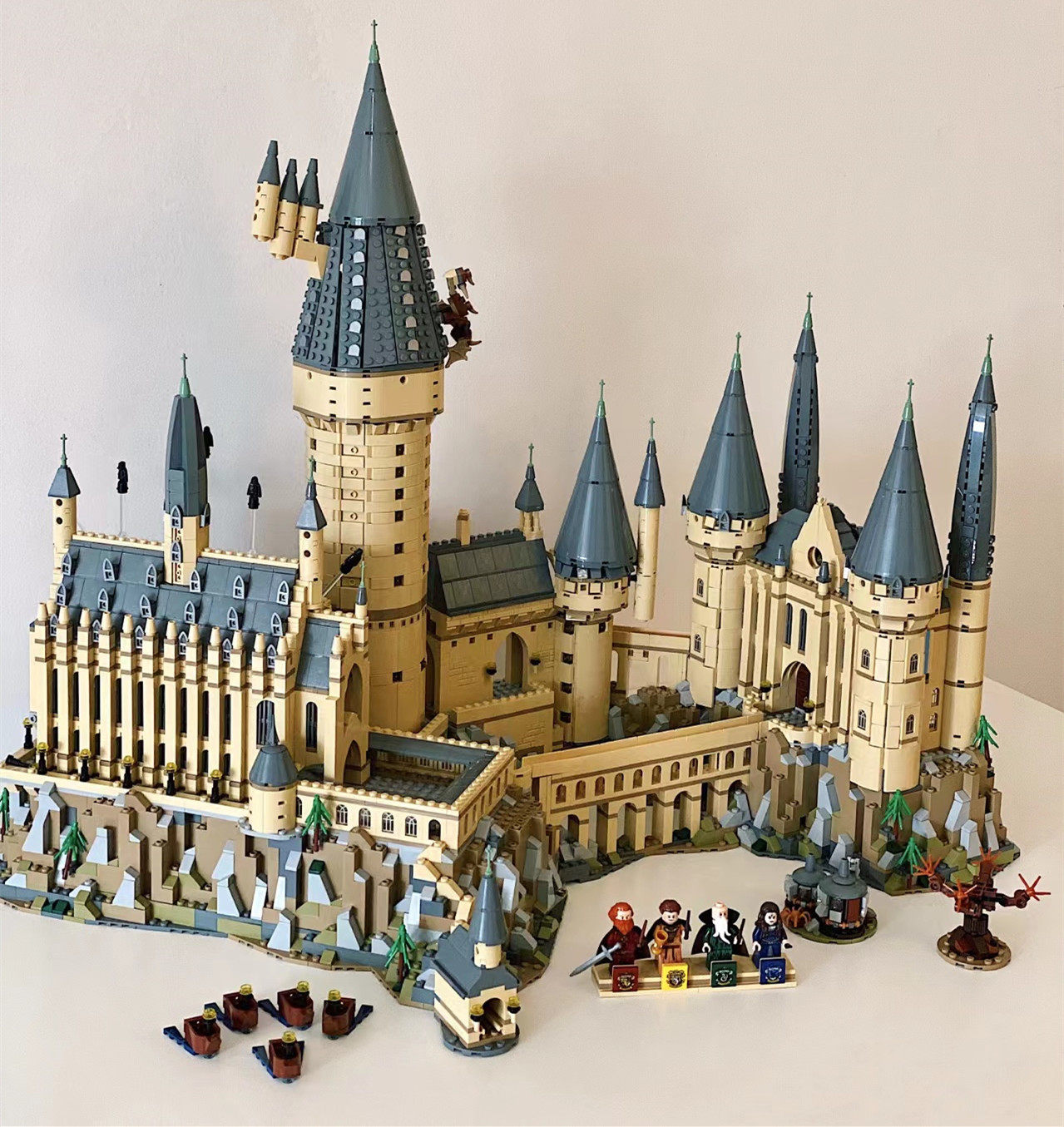 兼容乐高哈利波特霍格沃兹城堡71043儿童拼装中国积木玩具16060