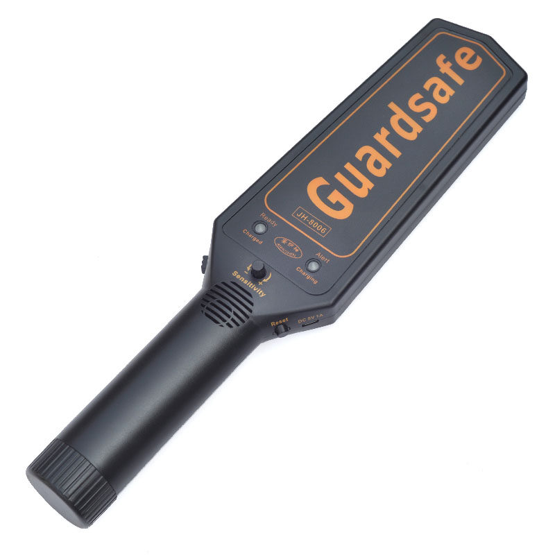 安护神jh8006手持金属探测器小型高精度手机安检仪车站探钉器热卖