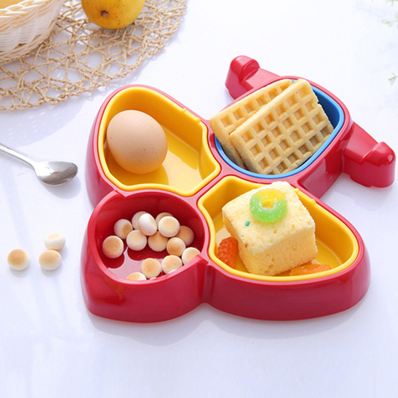 儿童餐具婴幼儿吃饭学习西餐厅卡通飞机创意餐盘儿童餐具