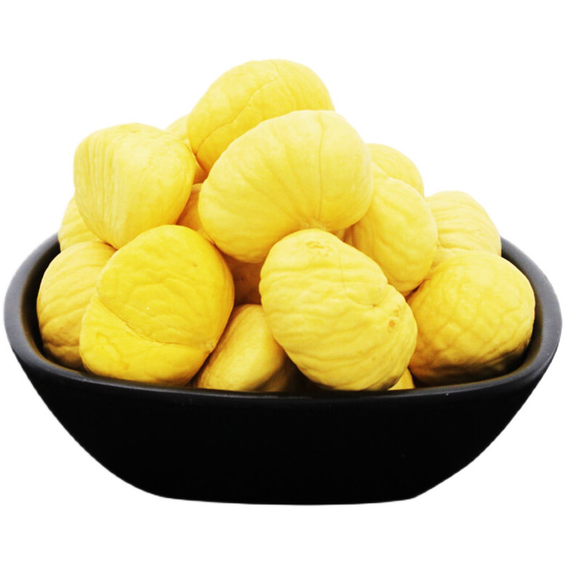 板栗新鲜嫩鲜嫩栗子白皮湖北特产农家现摘白壳嫩新鲜板栗