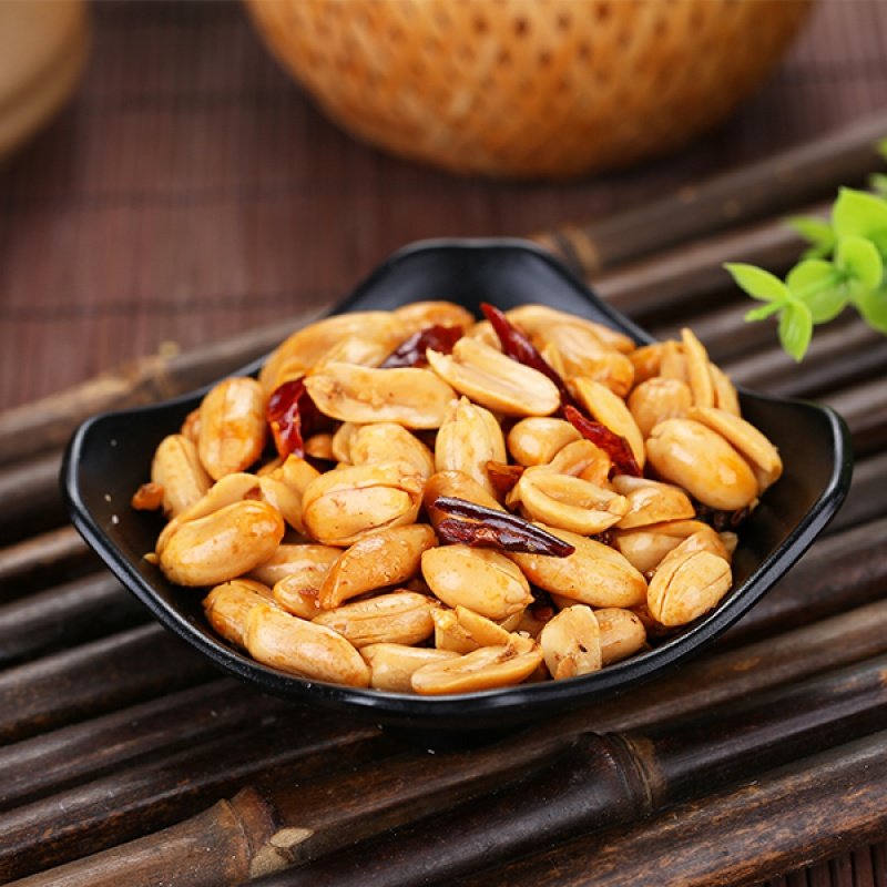 70g10袋休闲零食椒盐酒鬼花生仁真空包装油炸麻辣花生米特价包