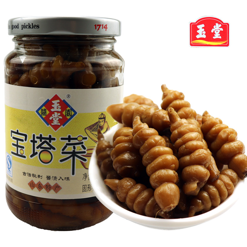济宁玉堂酱菜多味什锦宝塔甘露萝卜芝麻辣丝4瓶山东酱菜下饭咸菜