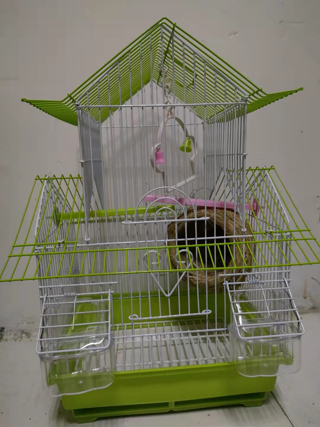繁殖虎皮鹦鹉鸟笼大号不锈钢玄凤牡丹专用别墅鸟