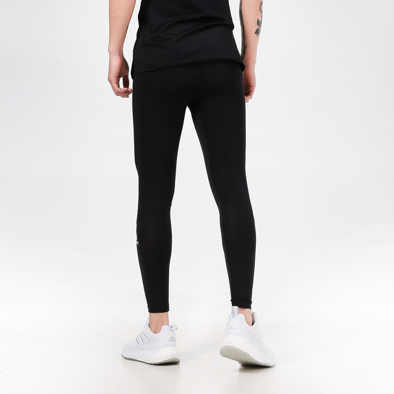 adidas阿迪达斯下装套装运动健身训练紧身两件件套运动长裤