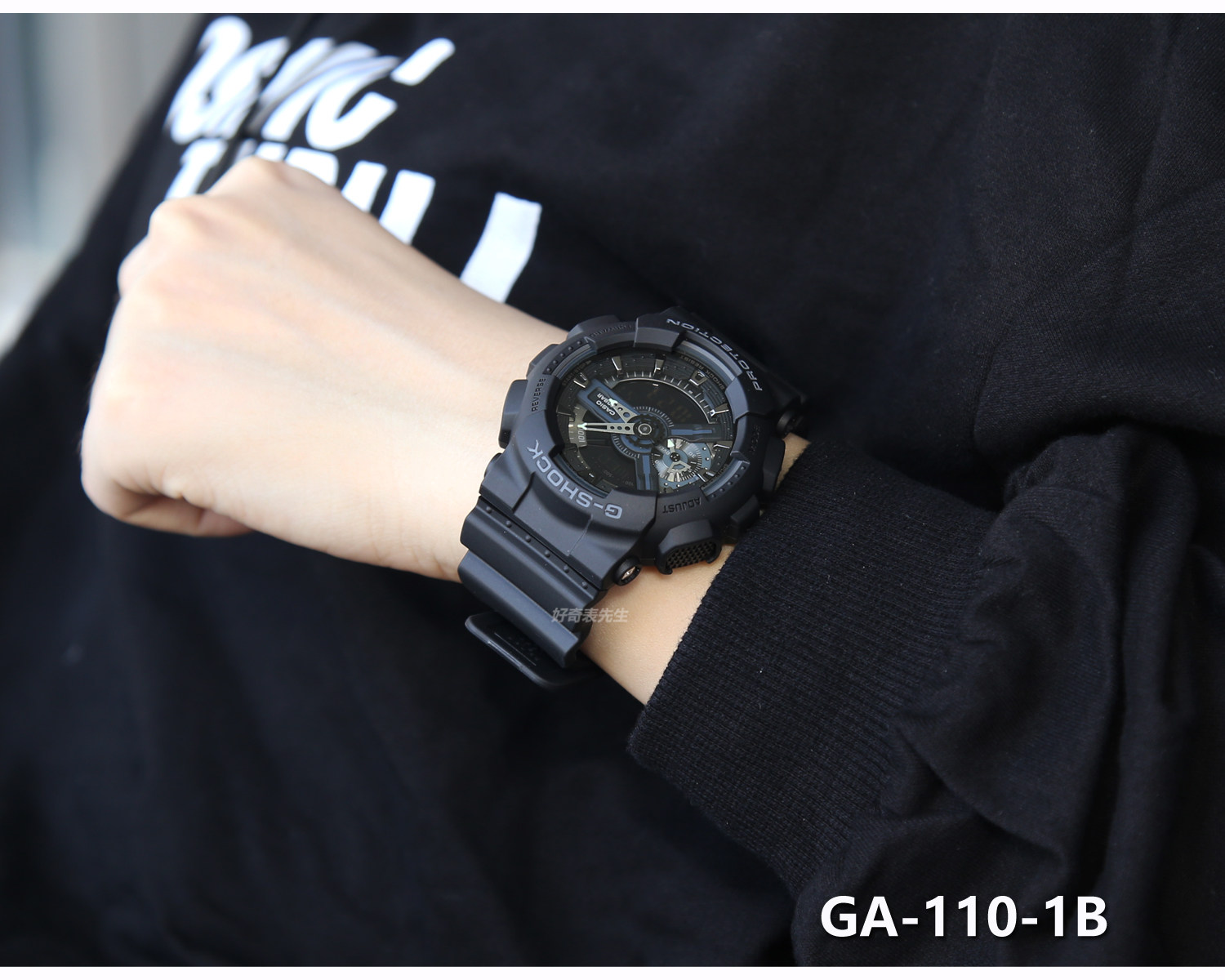卡西欧黑暗之心限量黑武士gshock运动男表ga1101bmb日韩腕表