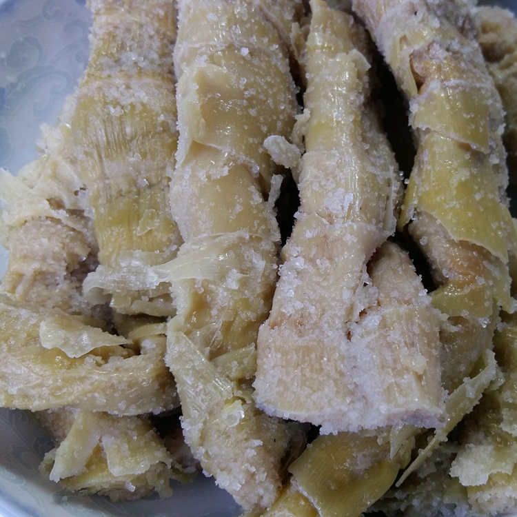 羊尾笋200克宁波特产奉化野山扁尖烤笋尖干咸笋新鲜盐烤笋真空