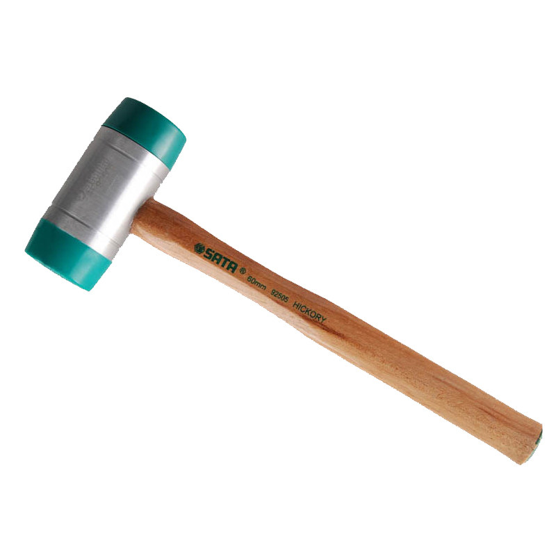 世达工具安装锤可锤头软硬无反反弹木柄92502电工锤