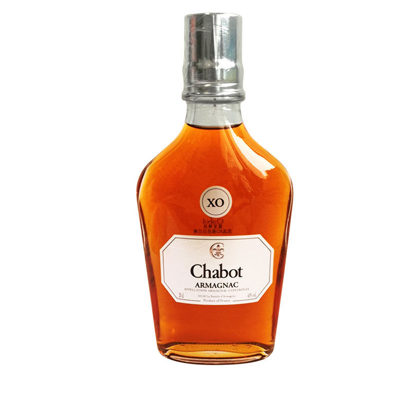 戛堡chabot优选xo雅文白兰地洋酒200ml1瓶法国白兰地