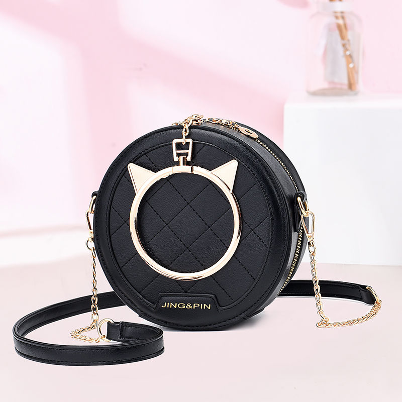 小包包女2021新款夏季时尚小圆包韩版学生单肩包百搭网红斜挎包女