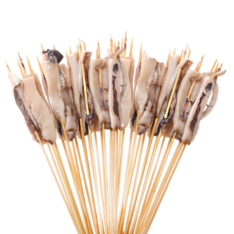 鱿鱼深海新鲜须尤鱼生冷冻小串烧烤食材3000串冷冻鱿鱼