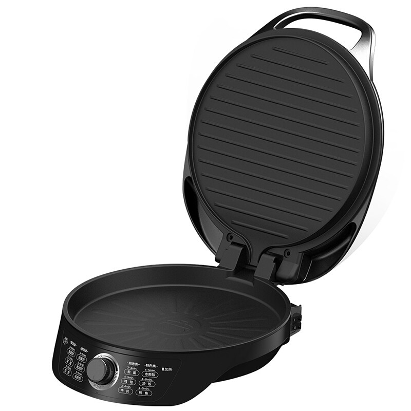 美的电饼铛家用双面加热烙锅新款加深全自动断电多功能煎烤机正品
