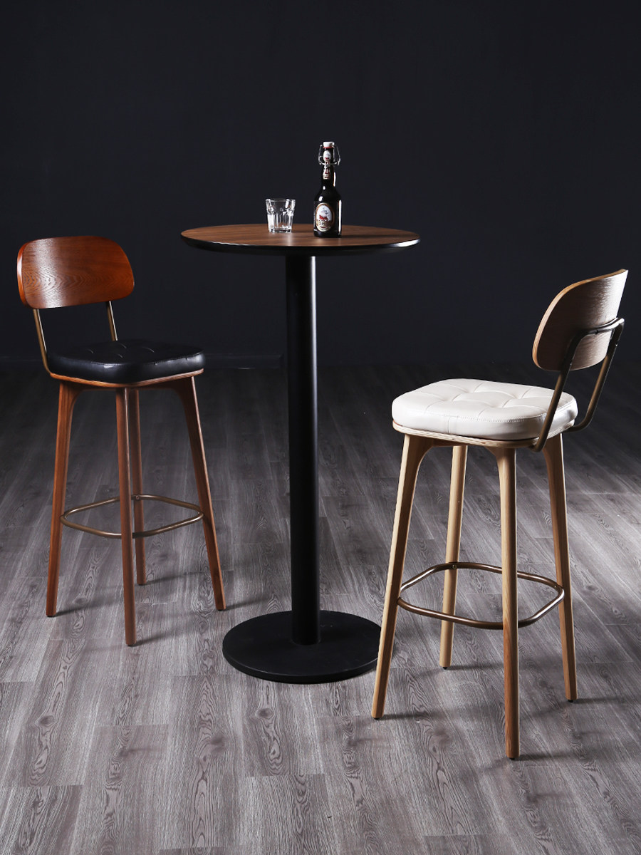 mattlife北欧ins 现代简约前台椅吧椅吧台椅吧台凳网红酒吧椅高脚