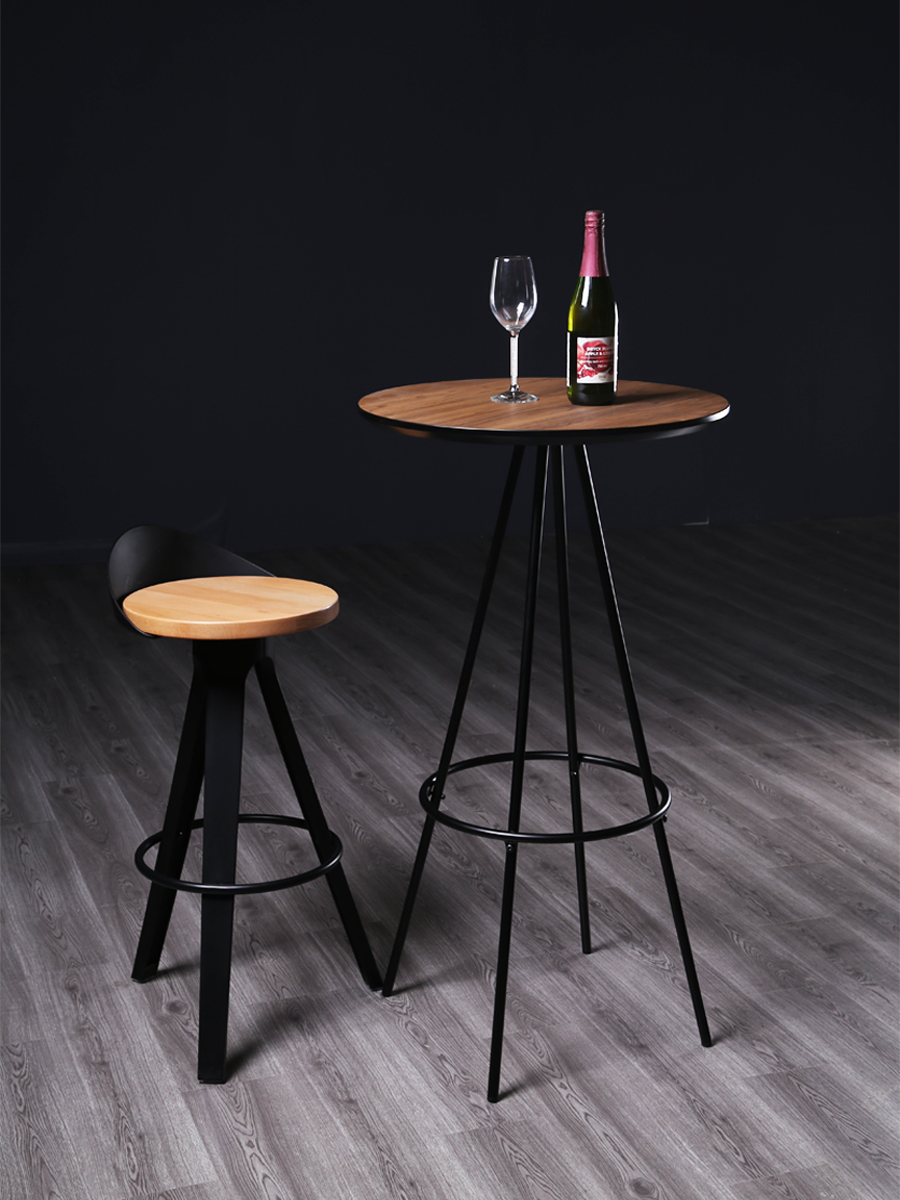 吧台北欧ins户外现代简约吧桌高脚家用酒吧网红酒吧台