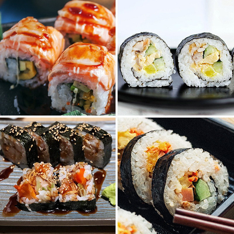 做寿司工具套装全套加强版50张寿司海苔特级材料食材料理紫菜包饭