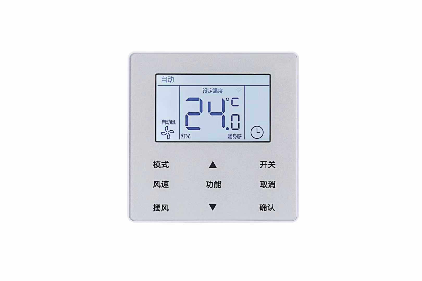 惊爆美的中央空调线控kjr90wbk风管管机多联联机空调控制面板