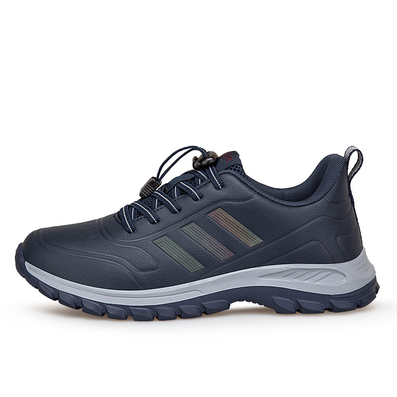 足力健老人官方旗舰店正品防滑软底老年秋季爸爸防水单鞋