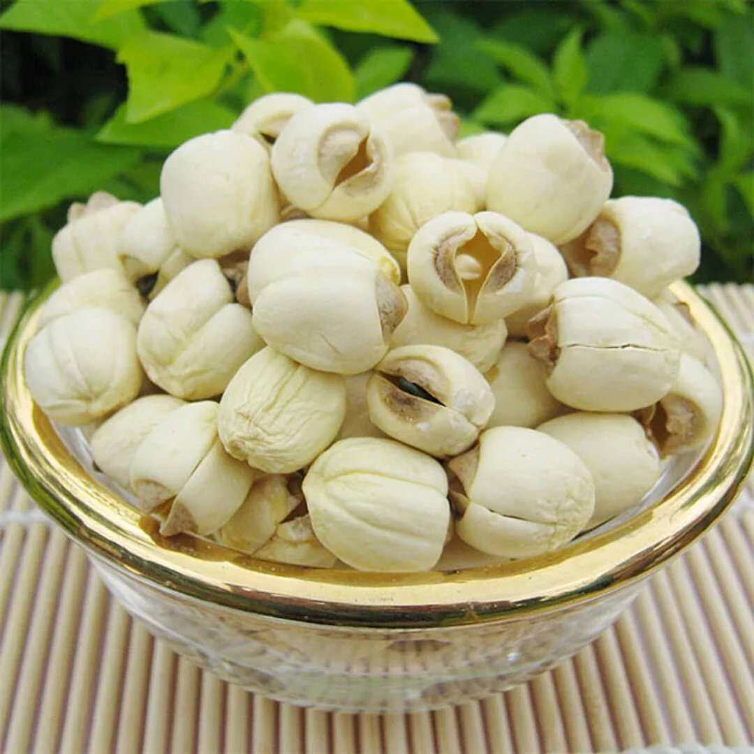 莲子干货去芯白莲子农家新鲜手工莲米莲子500g包邮粉糯白莲