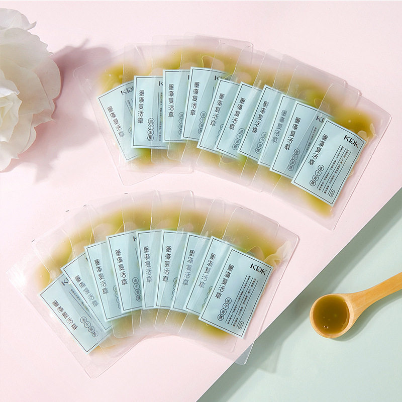 冻干面膜kdk虫草敏感可用墨藻复活睡眠涂抹贴片面膜
