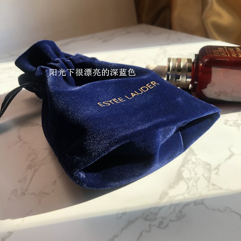 雅诗兰黛专柜赠品丝绒小号迷你抽绳口袋口红气垫化妆包