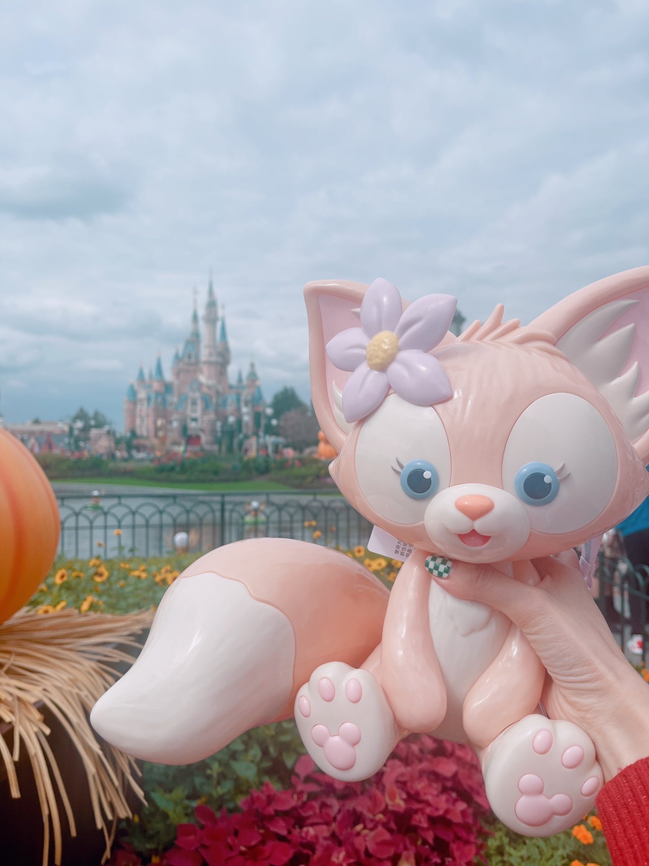 琳儿家上海迪士尼代购玲娜贝儿小狐狸可爱爆米花尾巴毛绒布艺类玩具