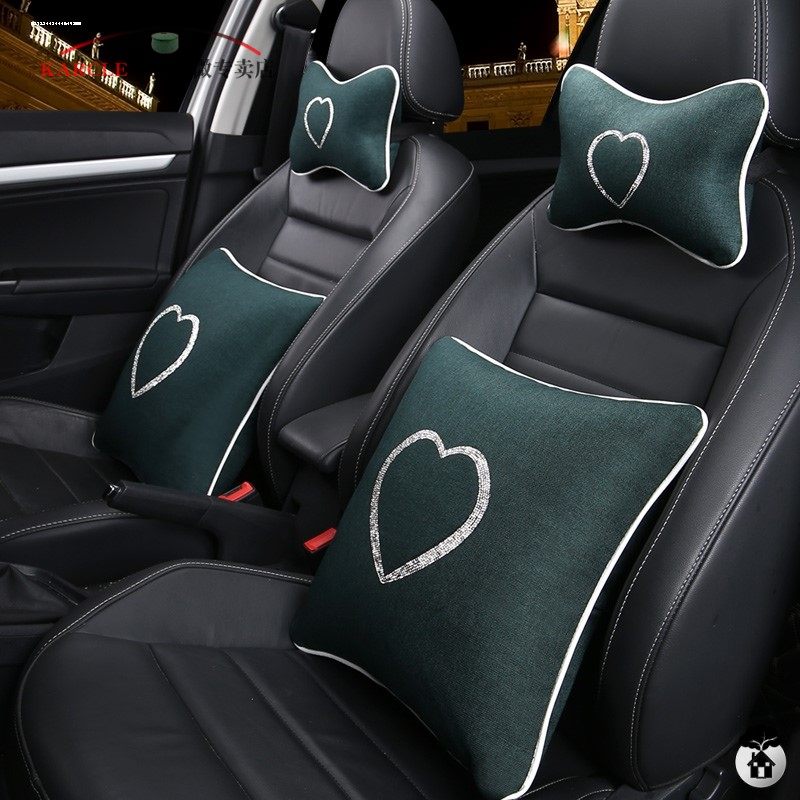 汽车枕车四件车上抱枕枕头小车皇冠车载护颈抱枕