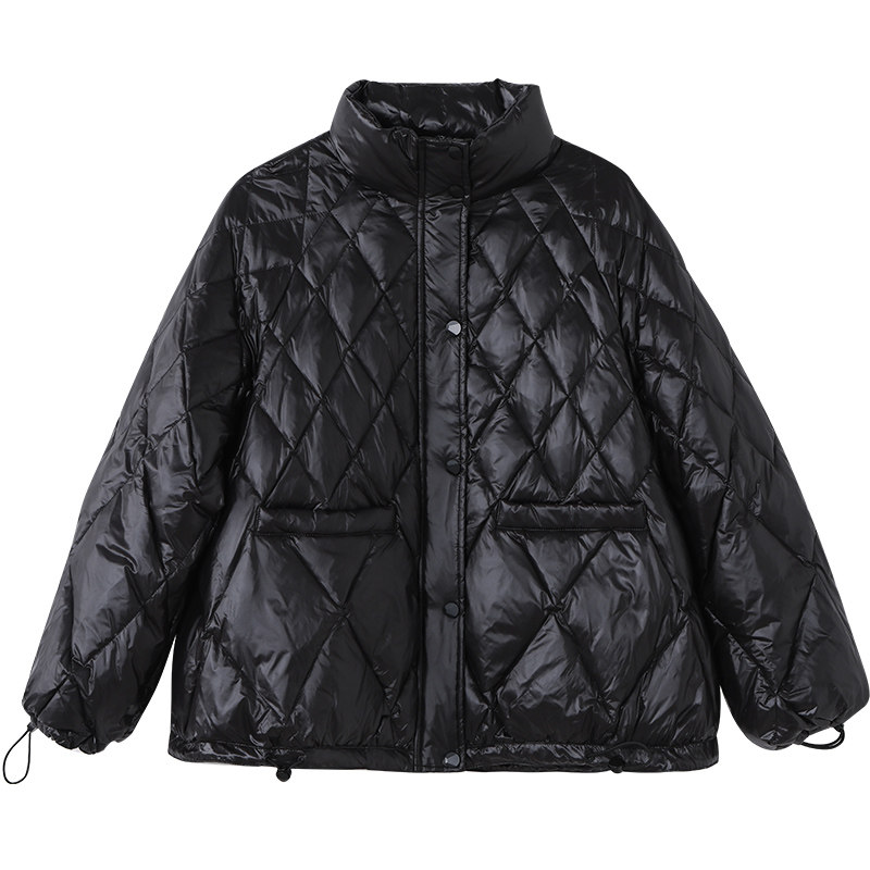 gcrues短款外套鸭绒白鸭绒立领百搭新款羽绒服