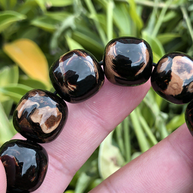 天然海柳手串手链血柳佛珠单圈男女情侣礼物14x14mm手串