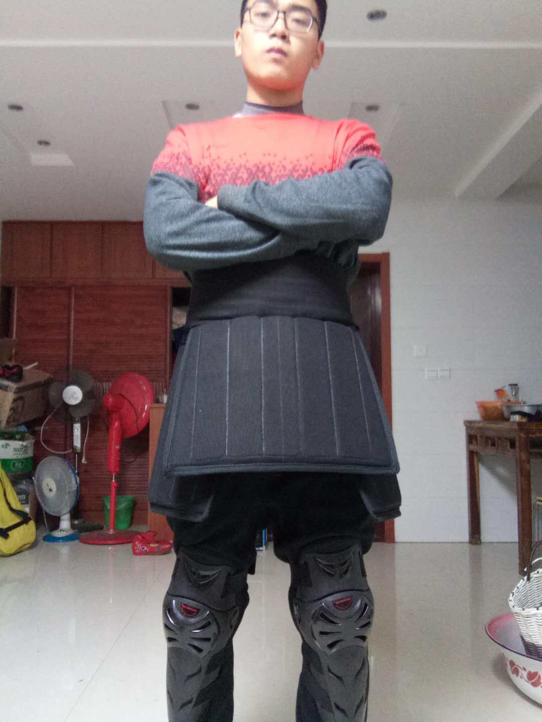 肥德护具 兵击护具 尼龙护具 护腿 护裆 hema护具 木羽堂裙甲 - 女性