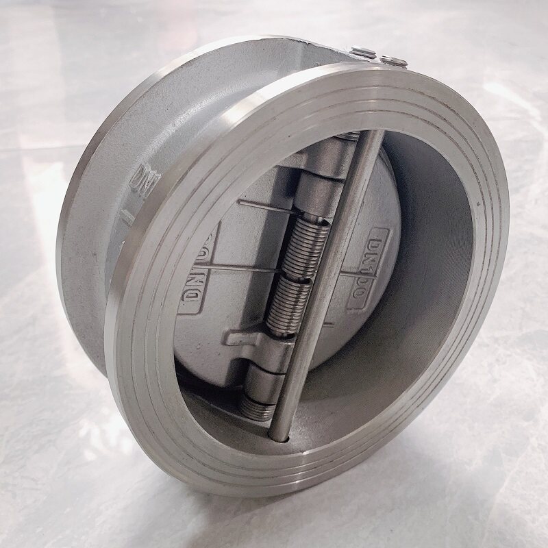 h77x-16不锈钢碳钢夹蝶蝶形密封止回阀dn40-300止回阀