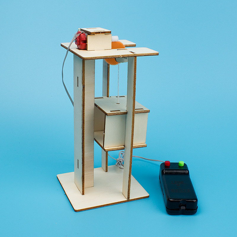 遥控升降电梯手工diy科技制作setam创客机器人科学实验