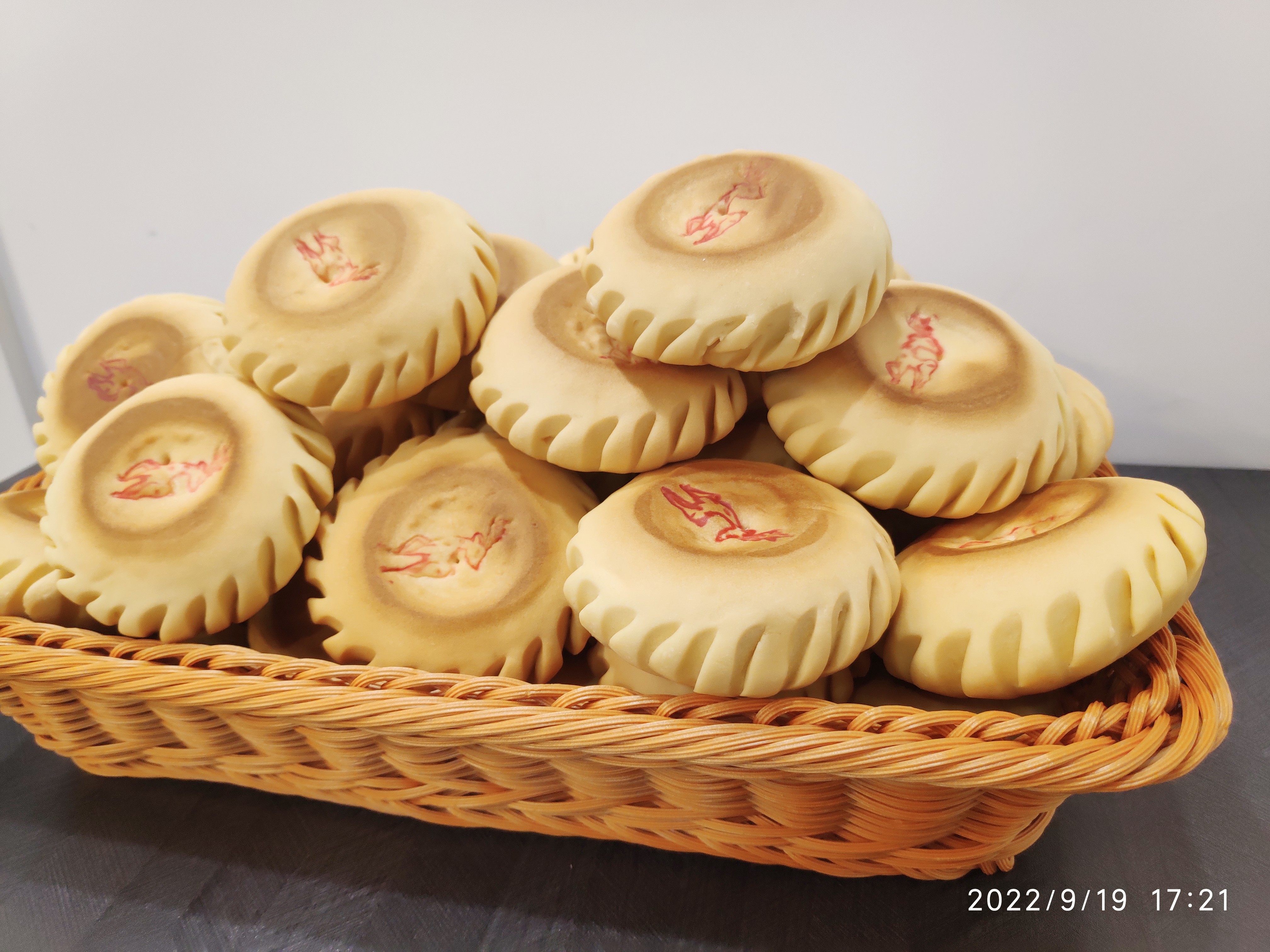 陕西宝鸡非遗美食扶风特产鹿羔馍鹿糕馍中式糕点