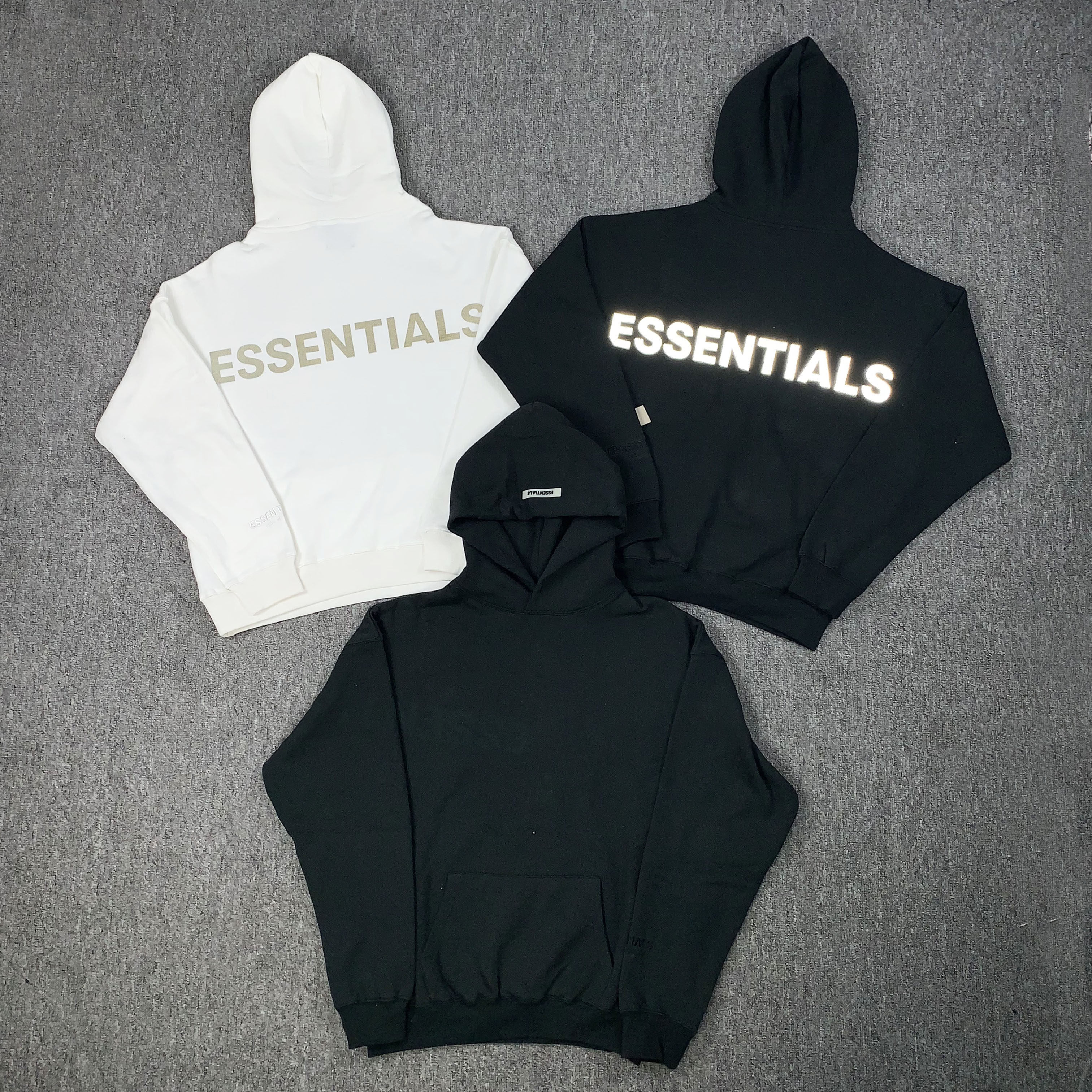 高街fearofgodfog复线essentials3m反光卫衣连卫衣