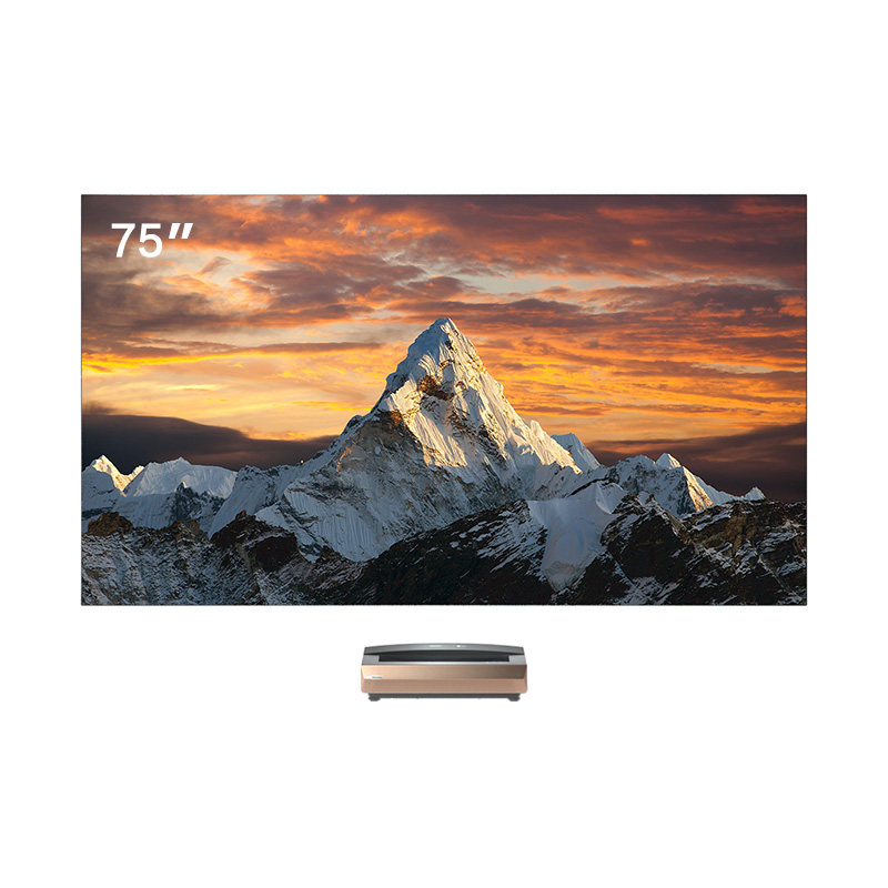 hisense海信75l9d激光电视机75英寸4k高清智能护眼巨幕投影80eambda