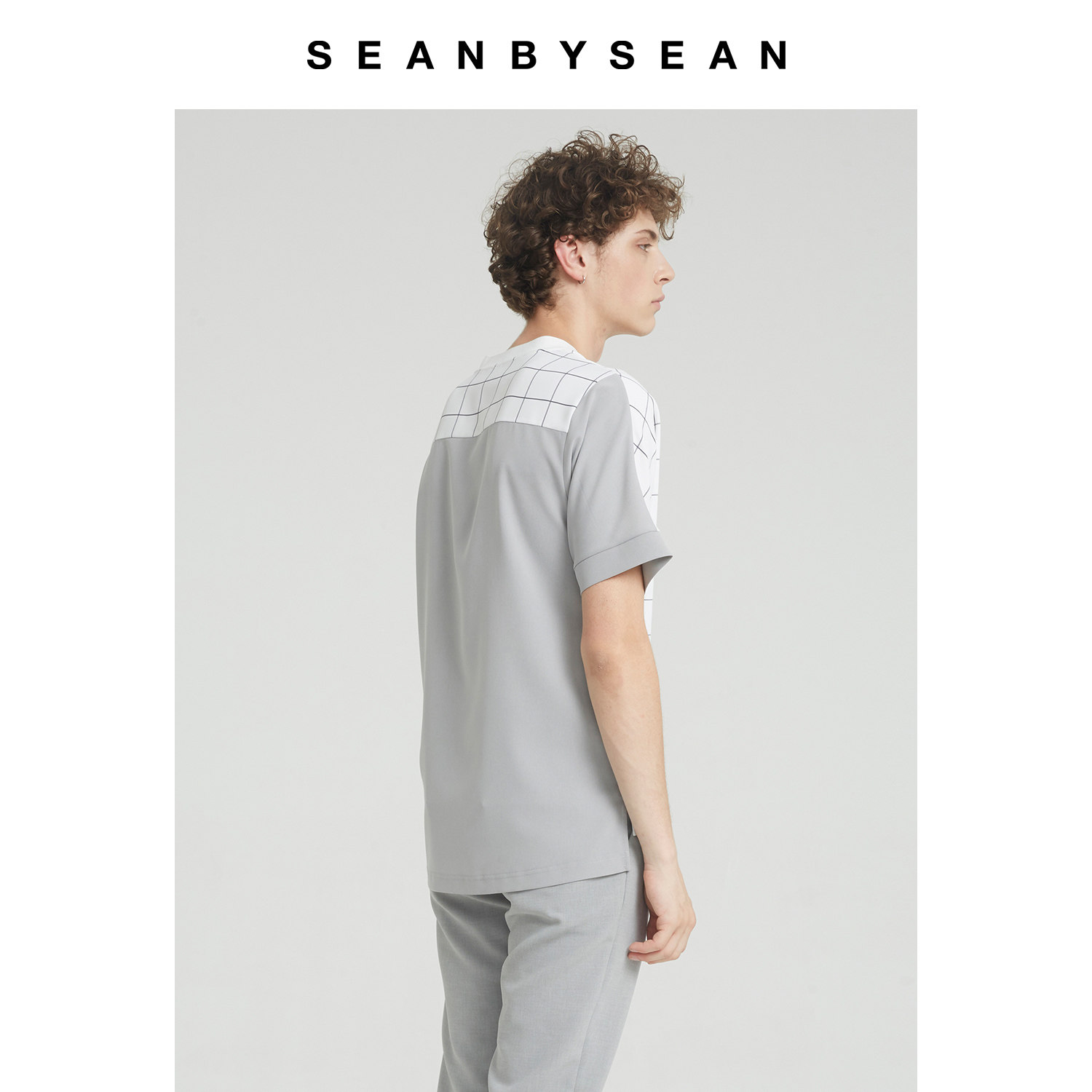 名堂band by discovered夏新男装亮片短袖t恤男1911i7104005