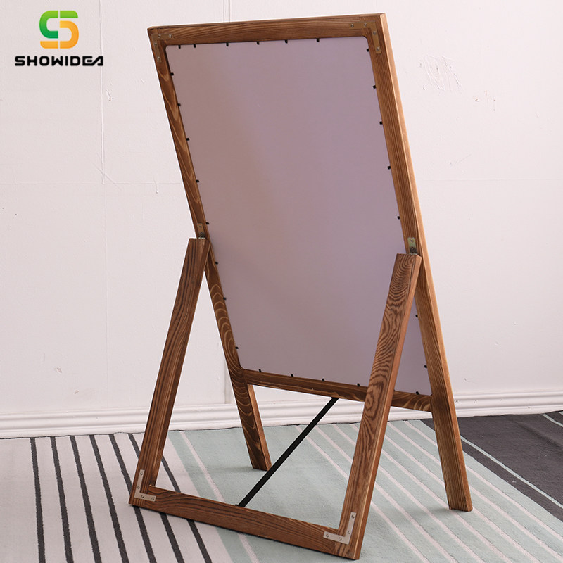 边框支架架式小黑板立式商用手写菜单展示店铺黑板