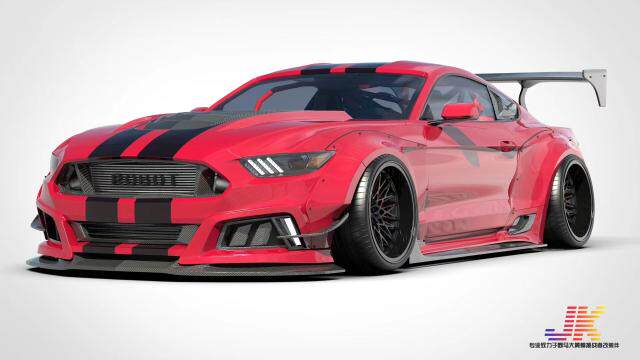 15-17款福特野马改装二代robot机器人宽体套件大包汽车包围