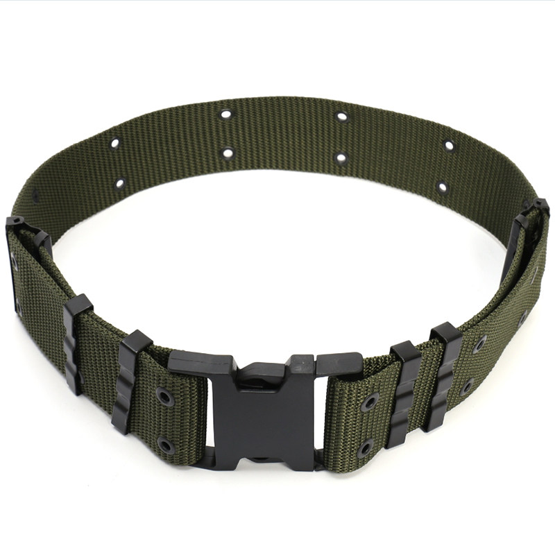 战术军训腰带男女军迷户外多功能帆布尼龙编制战术腰带