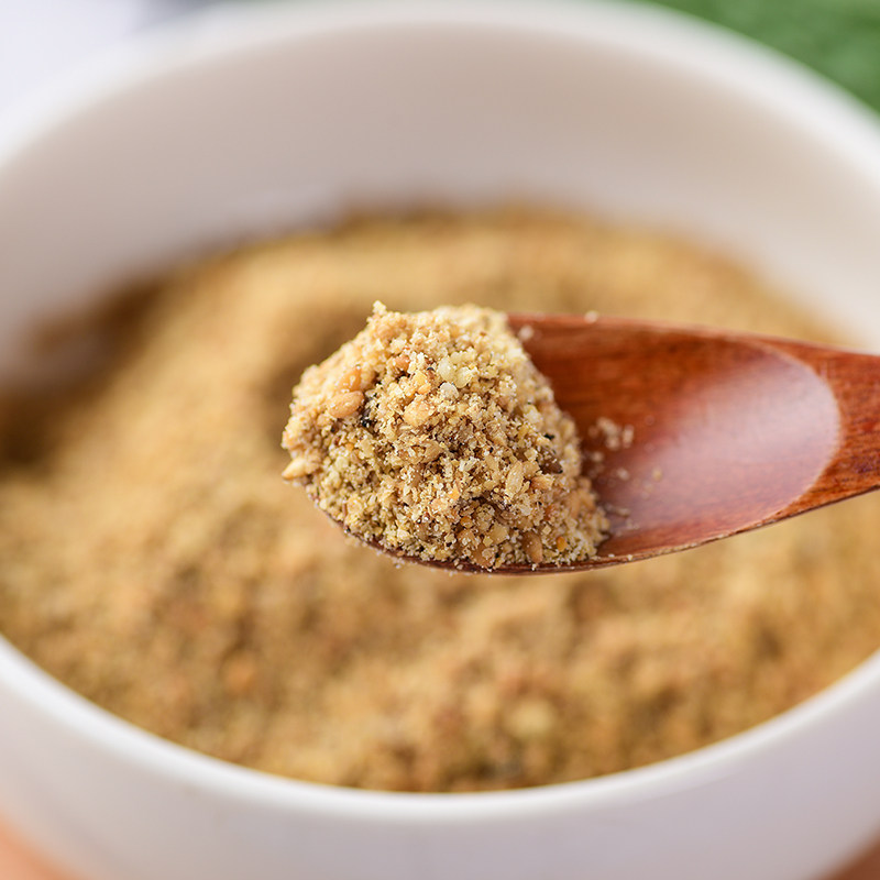 古邵坊芝麻盐山东特产农家自制粉碎芝麻粉炒熟即食白芝麻盐咸包邮