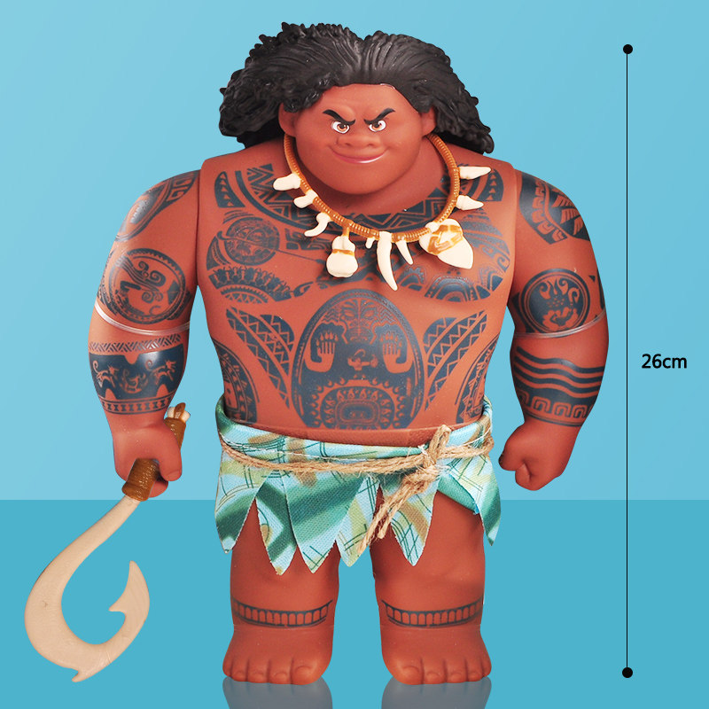 正品迪士尼海洋奇缘阿娜moana公主娃娃童年毛伊娃娃