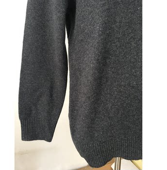 ຜູ້ຊາຍ zipper ເຄິ່ງ turtleneck ເສັ້ນດ້າຍ double thickened pullover cashmere sweater ລະດູຫນາວອົບອຸ່ນໂຮງງານຕົວຢ່າງບໍ່ມີມາດຕະຖານລາຄາພິເສດ