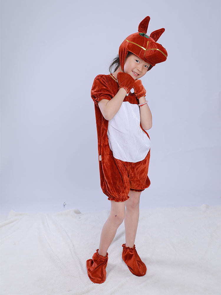 小马儿童动物演出服装扮衣服过河话剧卡通舞蹈民族服装