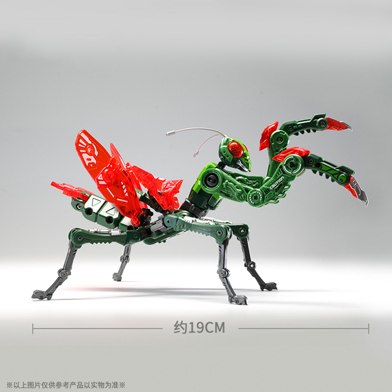 52toys猛兽螳螂收割者新品系列万能变形玩具拼装机器人