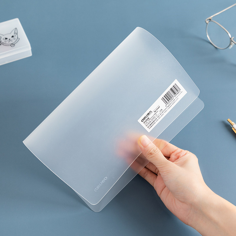 垫板得力双面书写学生写字考试试用a4a3大号文件夹