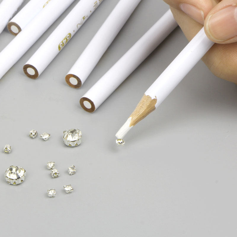 美甲点钻笔粘钻笔qq甲油胶光疗甲镶钻工具自带粘性取钻更方便