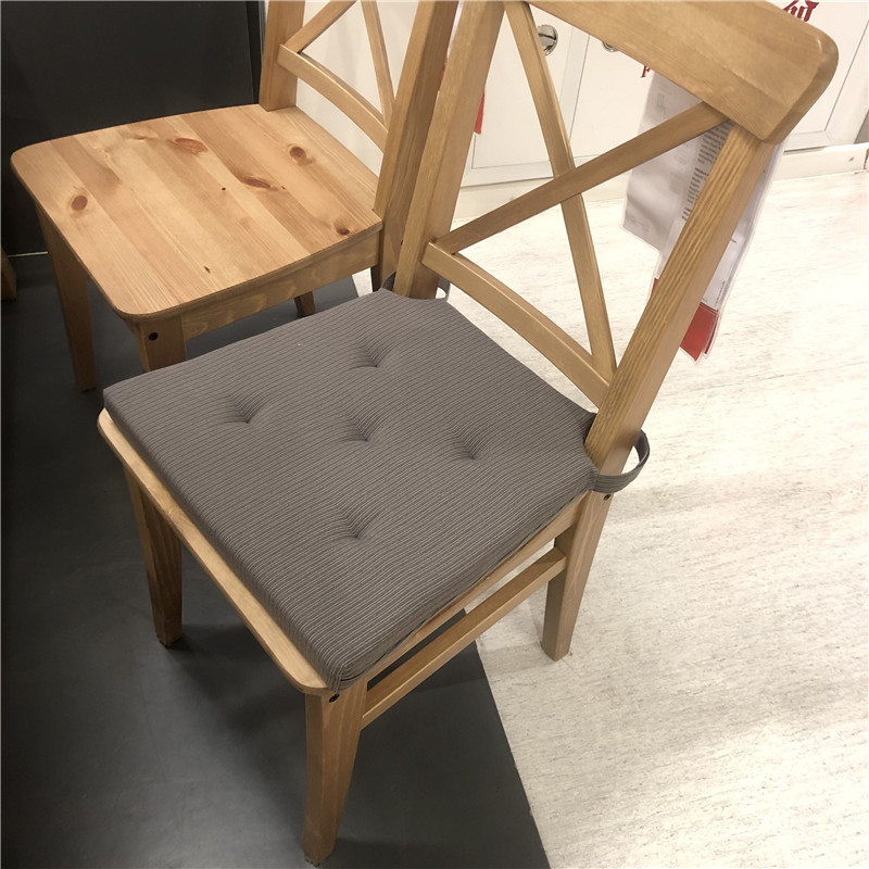 ikea宜家椅垫贾斯斯迪纳椅子餐椅坐垫板凳垫隔椅垫