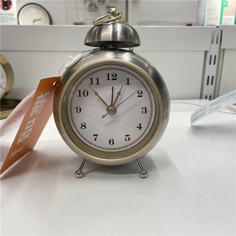 ikea宜家斯帕洛加闹钟钟表台钟经典复古装饰台钟
